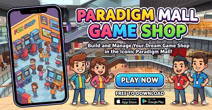 paradigm mall game shop